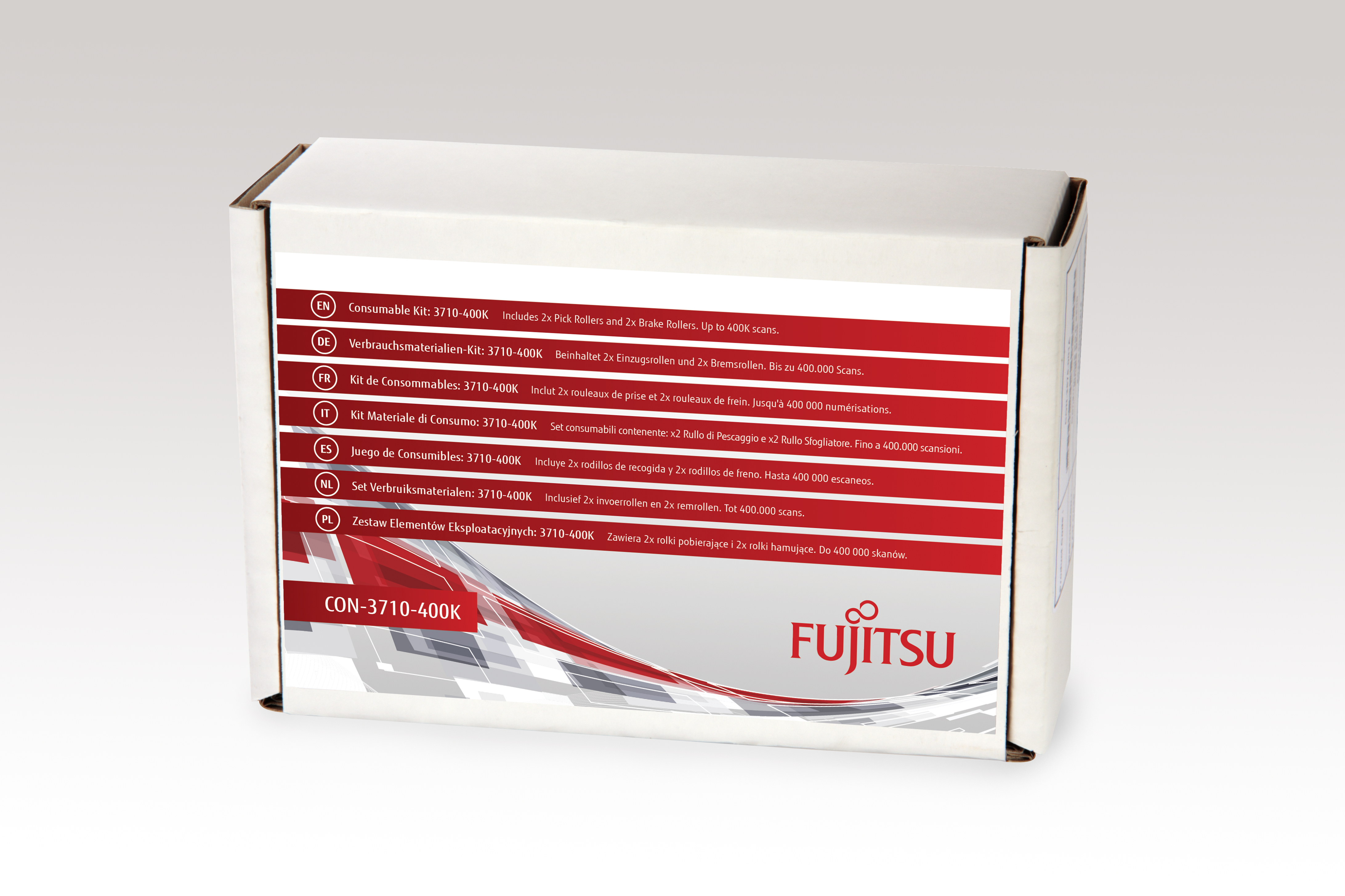 Ensemble de lignes Fujitsu : 2 lignes d'affaires et 2 lignes de crédit de 400 000 scanners