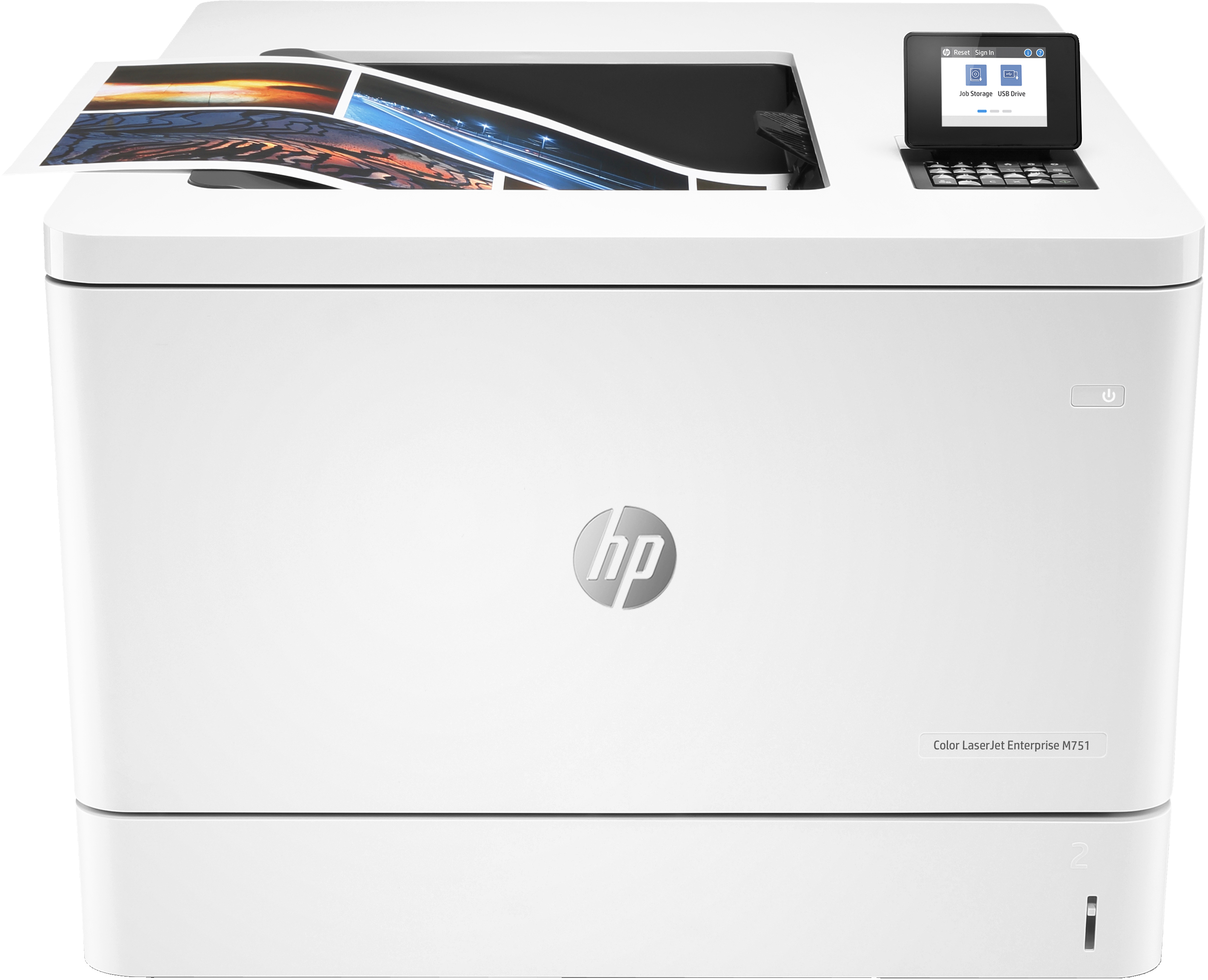 HP Color LaserJet Enterprise M751dn - Print - Two-sided printing - Laser - Colour - 1200 x 1200 DPI - A3 - 41 ppm - Duplex printing - T3U44A#B19