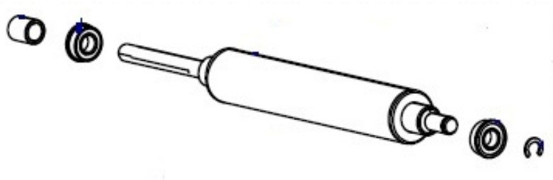 Zebra P1083347-012 - Printer transfer roller ZT510 - 1 pc - P1083347-012