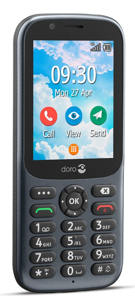 Doro 731X - Bar - Dual SIM - 3 MP - Bluetooth - 1600 mAh - Graphite - 8018