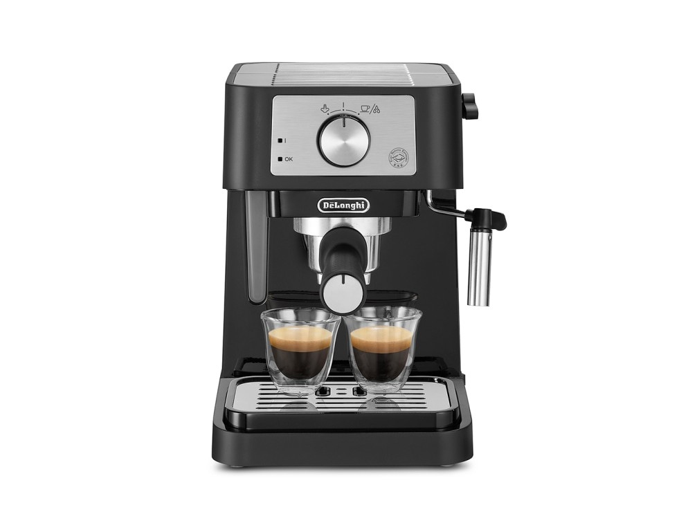 De Longhi Stilosa - Espresso machine - 1 L - 1100 W - Black - Stainless steel - 132104205