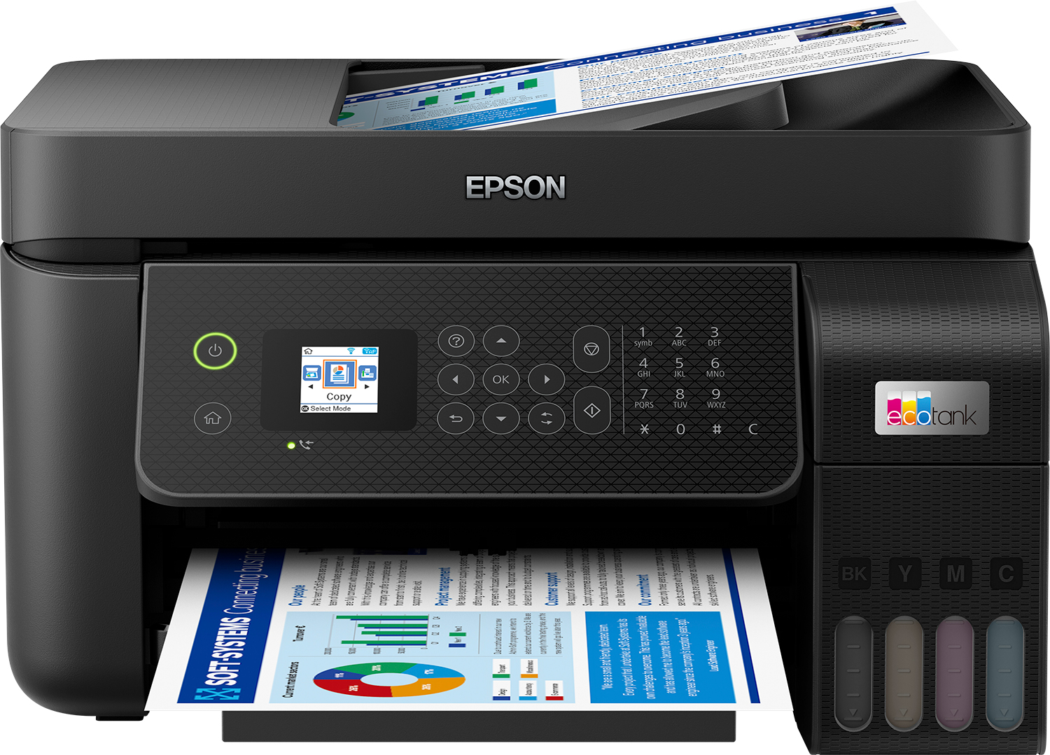Epson EcoTank ET-4800 - Jet d'encre - Impression couleur - 5760 x 1440 DPI - A4 - Impression directe - Noir