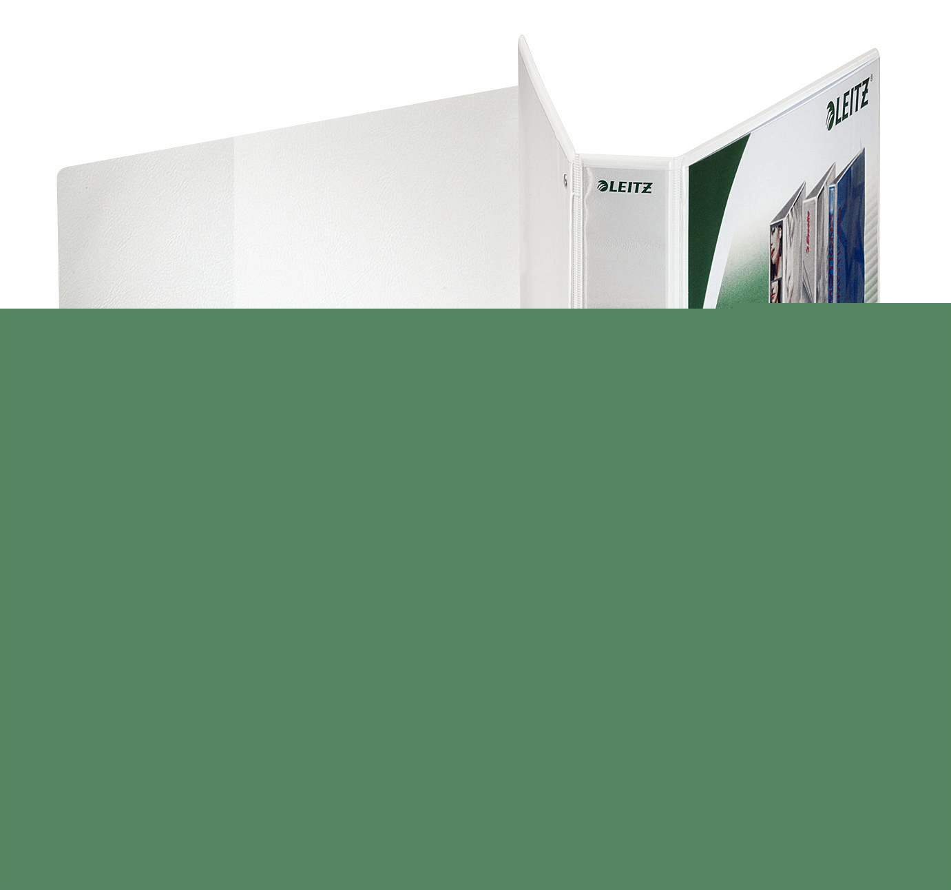 Esselte Leitz 42850001 - A4 - D-ring - Presentation - Polypropylene (PP) - White - 300 sheets