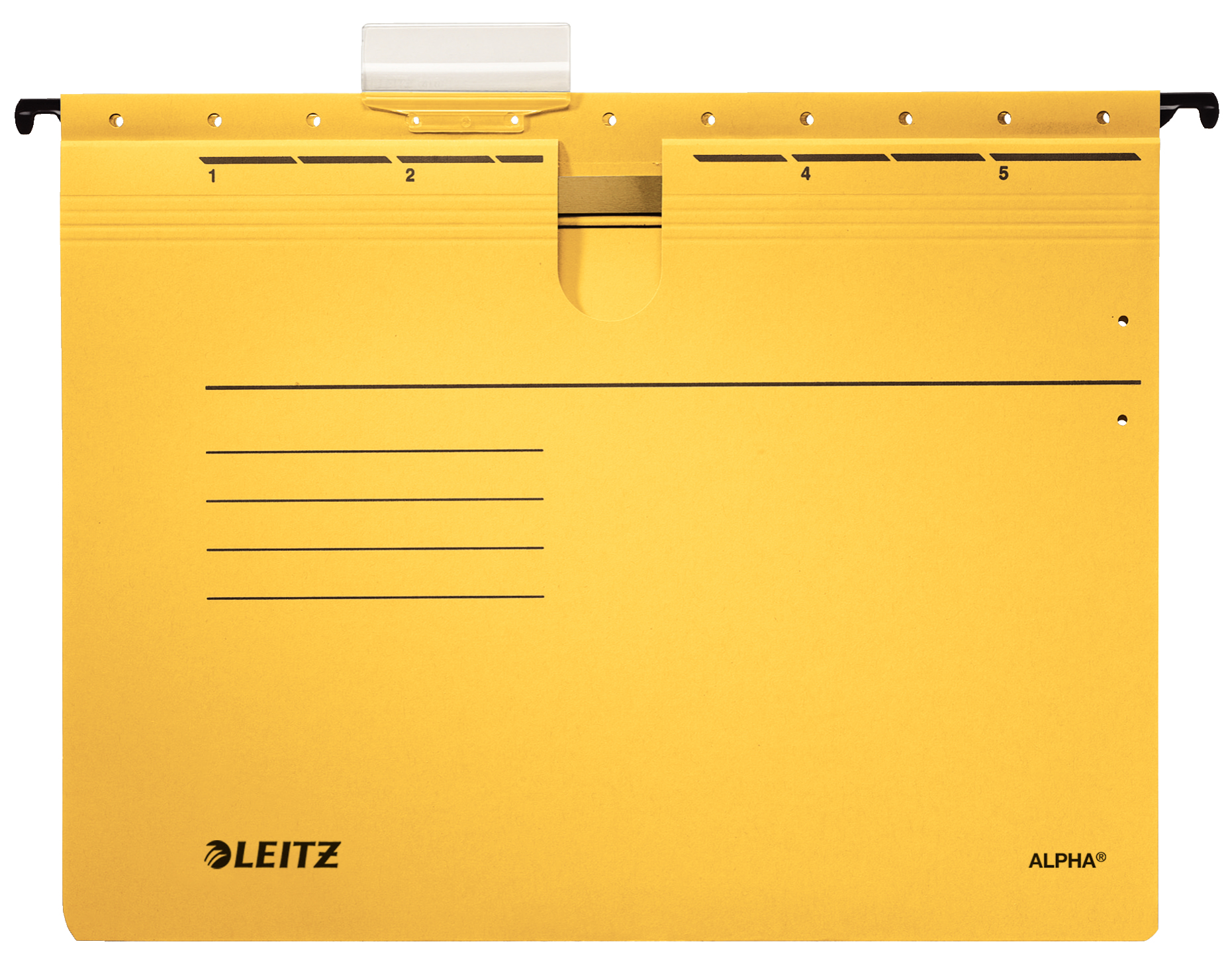 Esselte Leitz Alpha - A4 - Cardboard,Metal - Yellow - 225 g/m² - FSC - DIN 821 - 348 mm