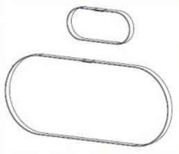 Zebra P1046696-146 - Ceinture - 2 pièces