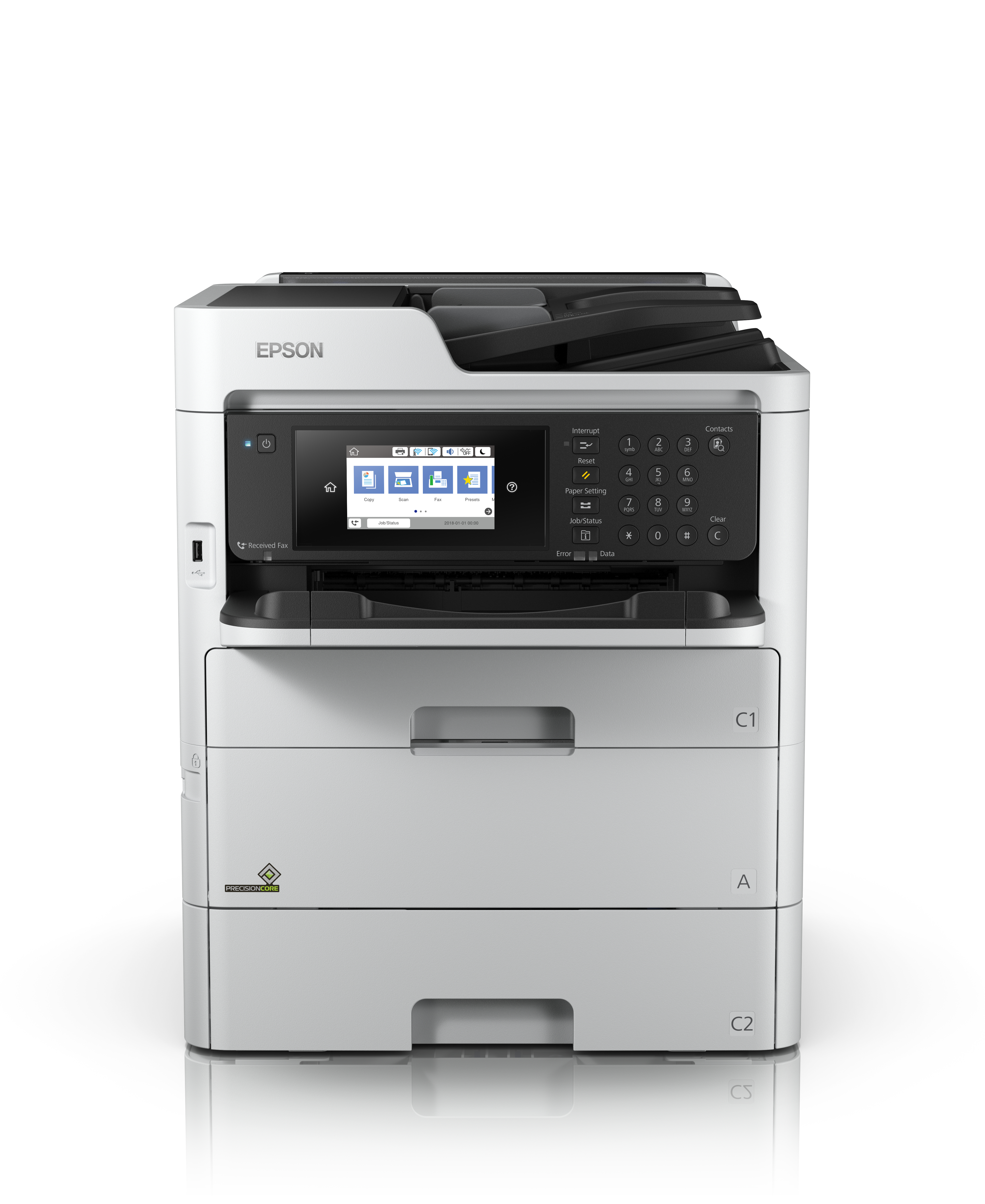 Epson WorkForce Pro WF-C579RDTWF BAM - Inkjet - Colour printing - 4800 x 1200 DPI - A4 - Direct printing - White