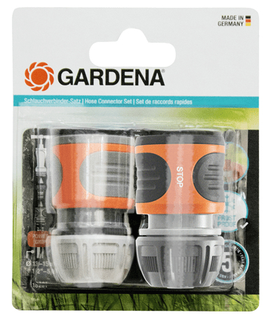 Gardena 18279-20 - Raccord de tuyau - Gris - Orange