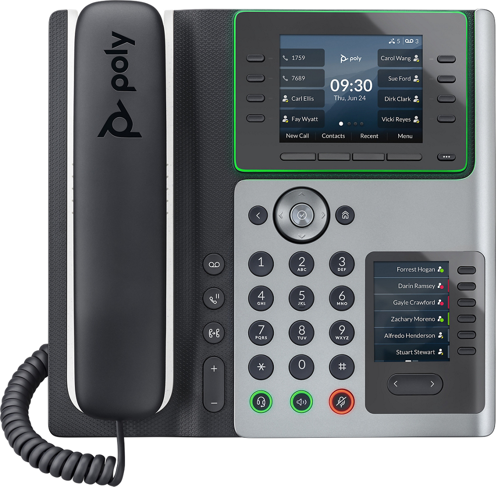 Poly EDGE E500 IP PHONE - Voip phone - 2200-87030-025
