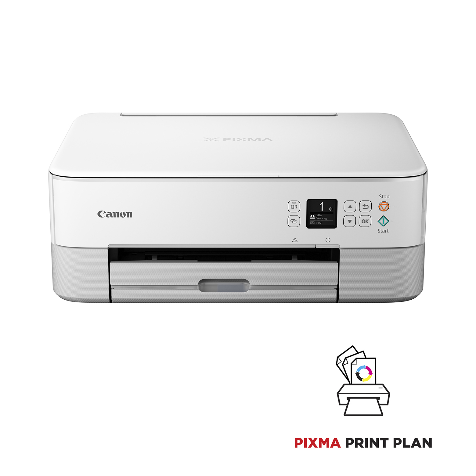 Canon PIXMA TS5351i - Inkjet - Colour printing - 4800 x 1200 DPI - A4 - Direct printing - White - 4462C106