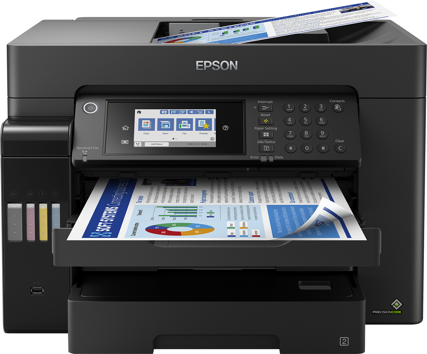 Epson EcoTank L15160 - Inkjet - Colour printing - 4800 x 1200 DPI - A3+ - Direct printing - Black