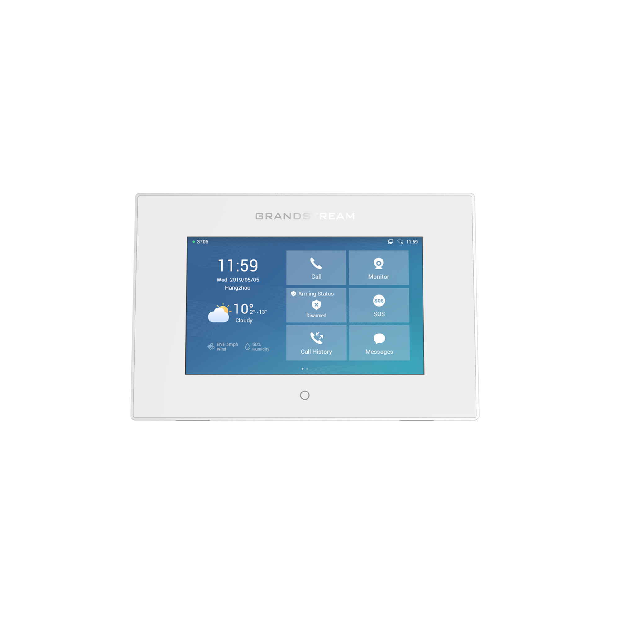 Grandstream GSC3570 - Écran tactile capacitif TFT LCD