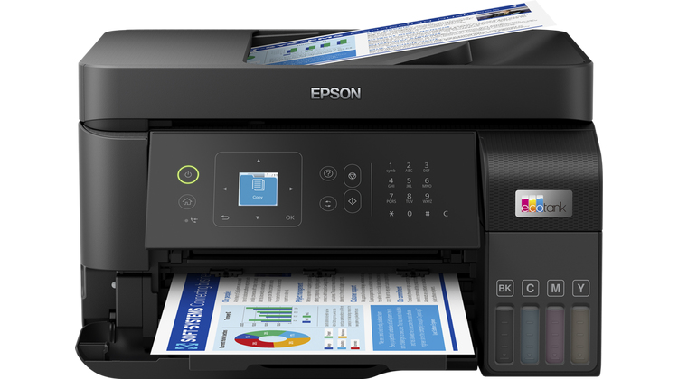 Epson EcoTank ET-4810 - Jet d'encre - Impression couleur - 4800 x 1200 DPI - Copie couleur - A4 - Noir