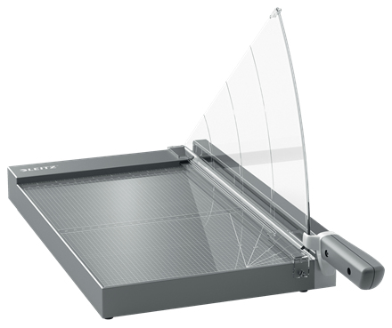 Esselte Leitz Precision Office Pro Paper Cutter A4+ - 25 sheets - Stainless steel - A4+ - 80 g/m² - Aluminium - Glass - Stainless steel - Anthracite