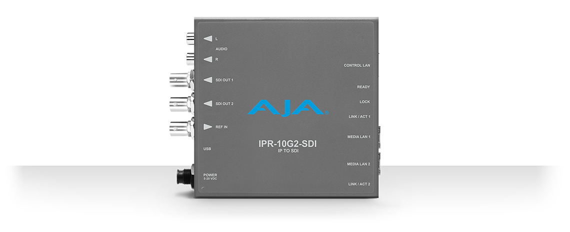 AJA IPR-10G2-SDI IP to 3G-SDI Converter