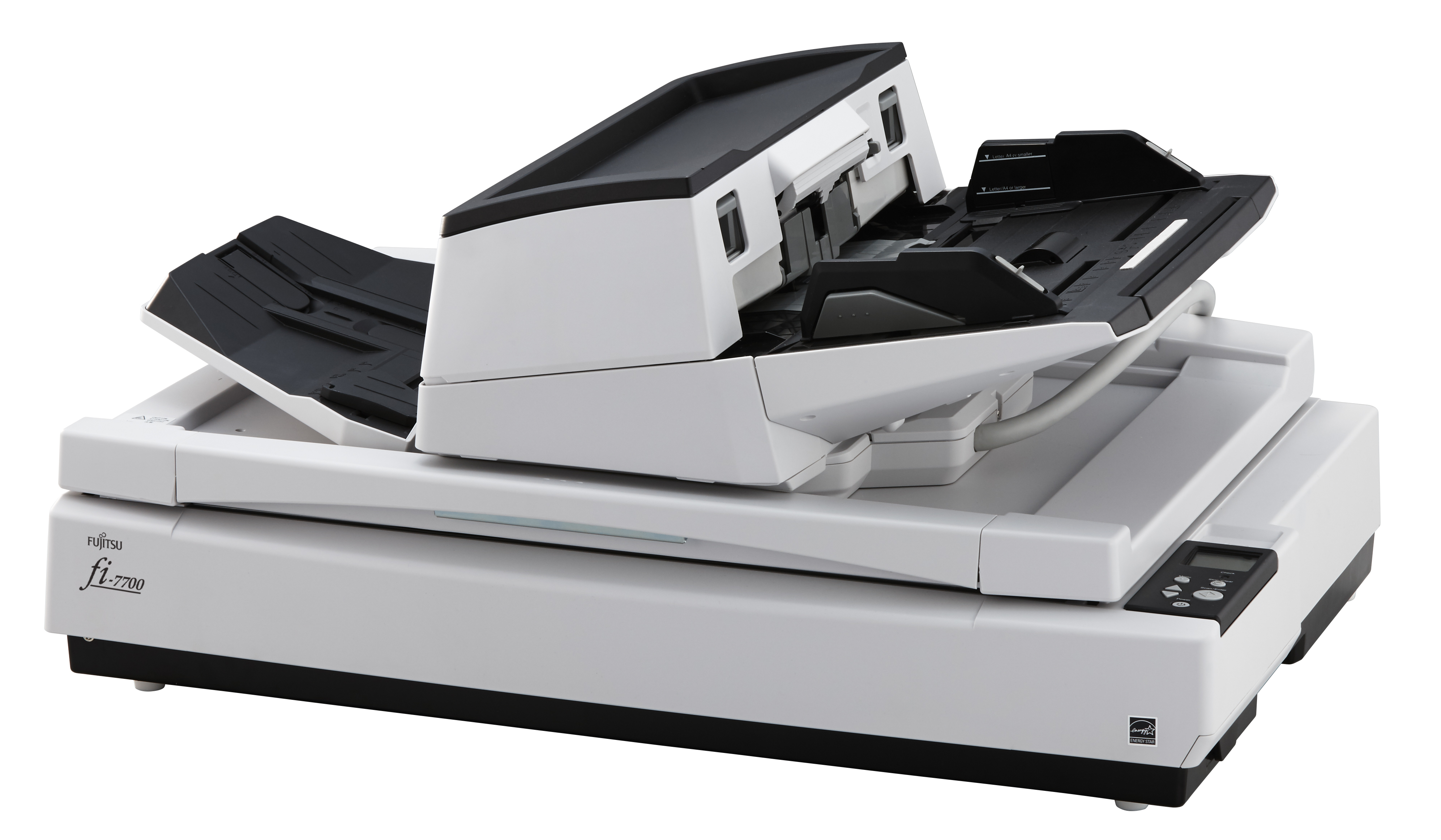 Fujitsu fi-7700S - Document scanner - Dual CCD - ARCH B - 600 dpi x 600 dpi - up to 75 ppm (mono) / up to 75 - PA03740-B301