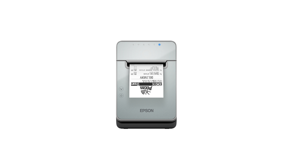 Epson TM-L100 (121) - Thermique directe - 203 x 203 DPI - Filaire et sans fil - Noir - Gris