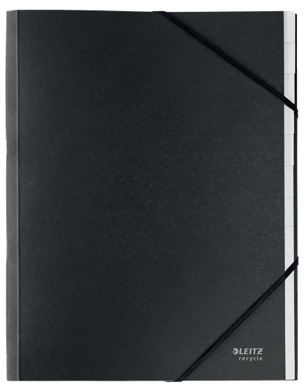 Esselte Leitz 39150095 - Signature folder - Black - Matt - Elastic band - European Union - 247 mm