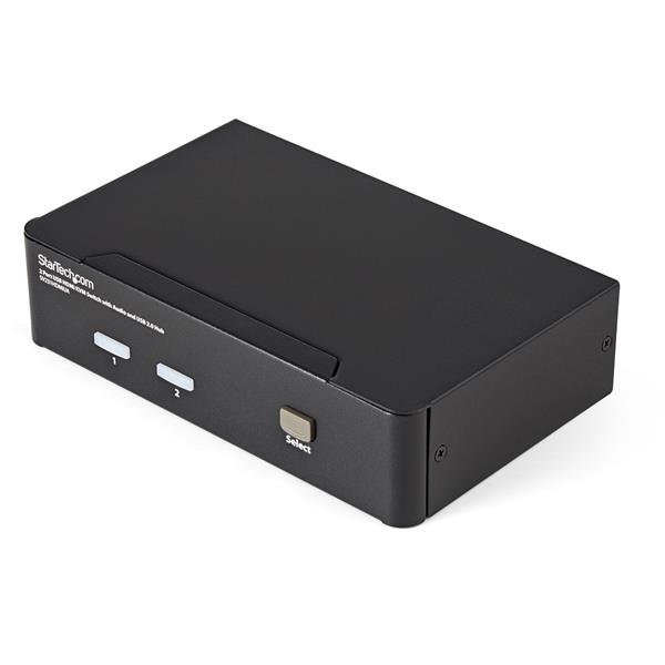 2 Port USB HDMI KVM Audio and USB 2.0 Hub - 1080p (1920 x 1200), Hotkey Support - Dual Port Video Monitor (SV231HDMIUA) KVM / audio / USB switch Desktop - SV231HDMIUA