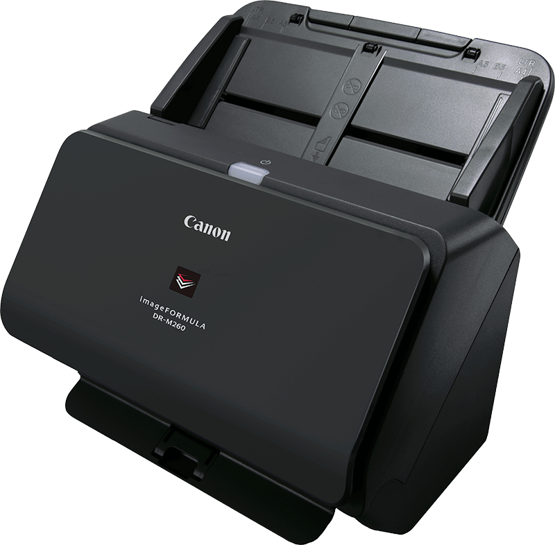 Canon imageFORMULA DR-M260 - 216 x 5588 mm - 600 x 600 DPI - 24 bits - 8 bits - 60 ppm - 60 ppm