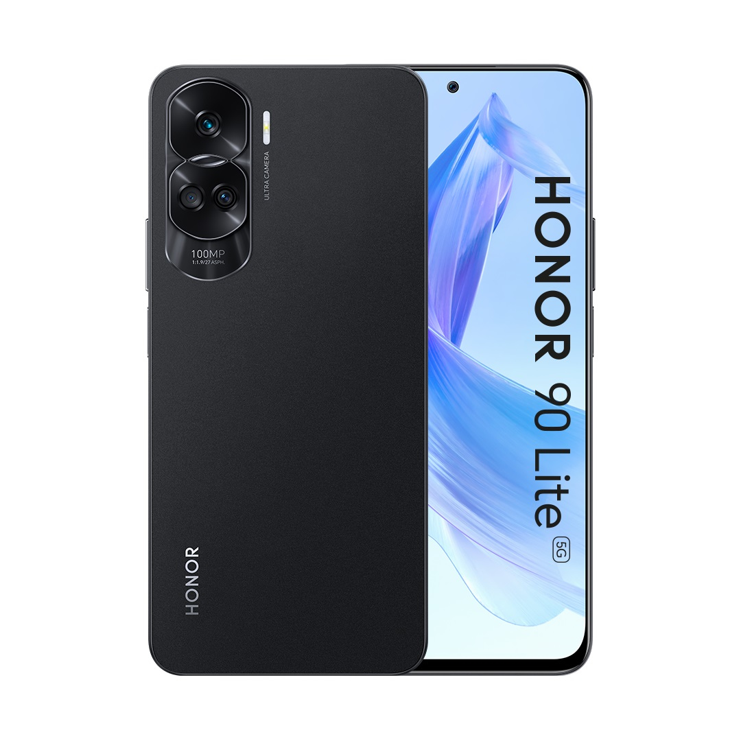 Huawei Honor 90 Lite - Téléphone portable - 2 Mpx 256 Go - Noir - 5109ASWC