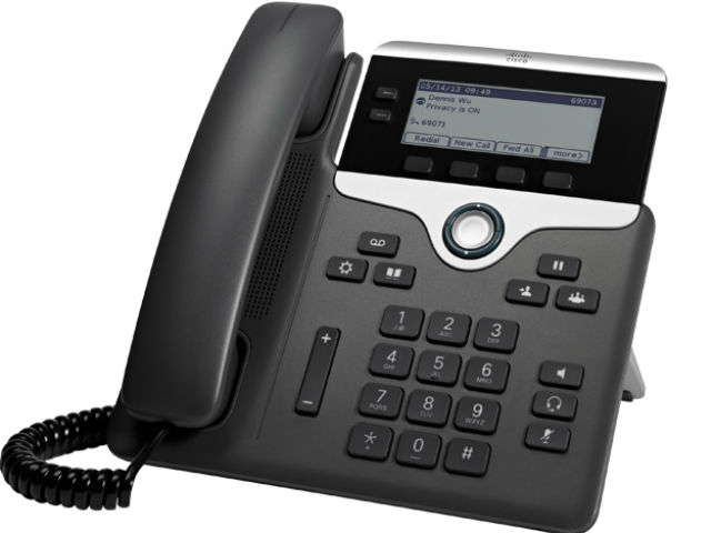 Cisco IP-telefon CP-7811-3PCC-K9=: - SIP, SRTP, 0 linjenycklar - CP-7811-3PCC-K9=