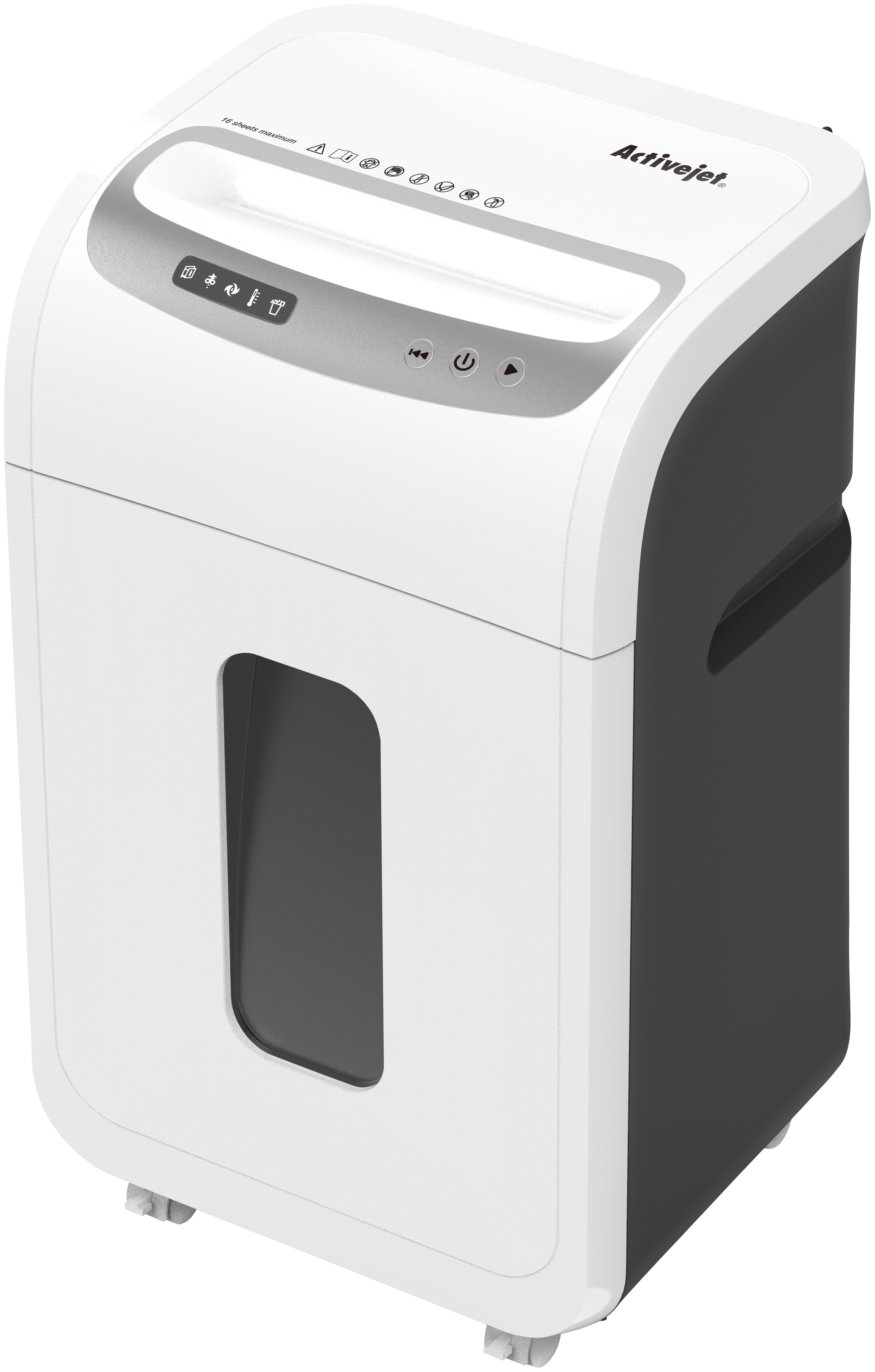 Déchiqueteuse Activejet ASH-1602M coupe micro 22,8 cm 2x14 mm