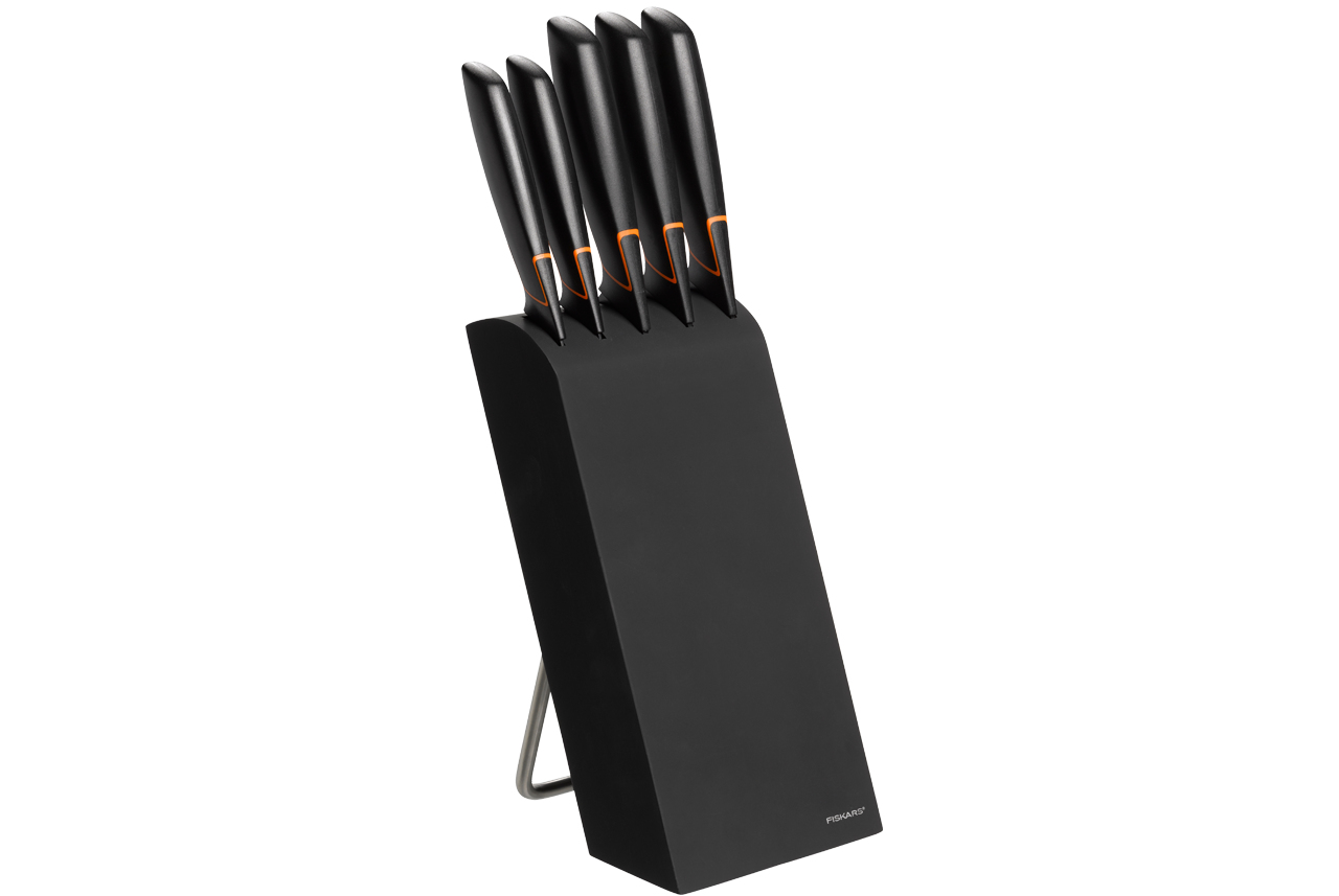 Fiskars 978791 - Acier inoxydable - Noir - Noir, Orange