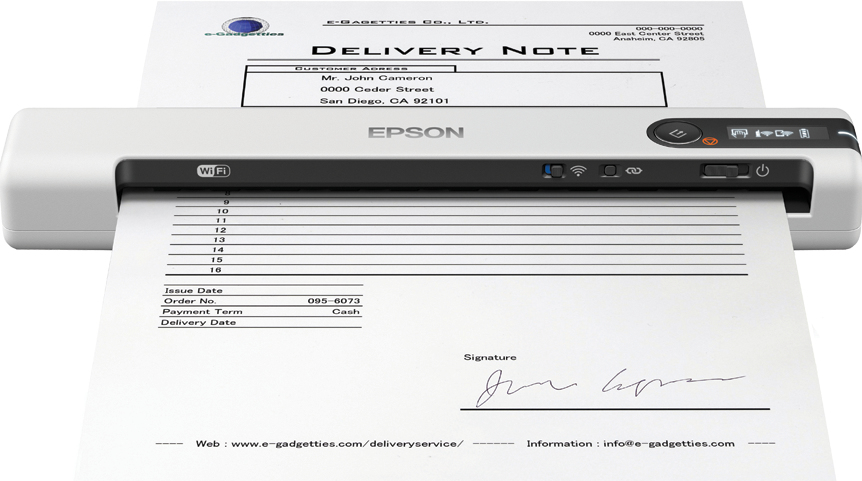 Epson WorkForce DS-80W - 216 x 1828 mm - 600 x 600 DPI - 48 bits - 24 bits - 16 bits - 8 bits