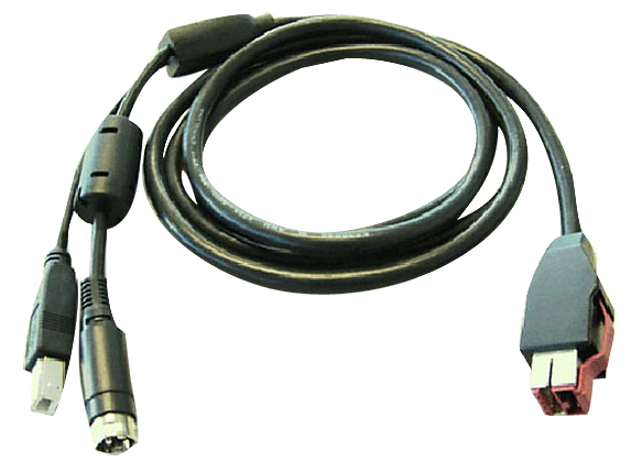 HP Powered USB Y Cable - Black