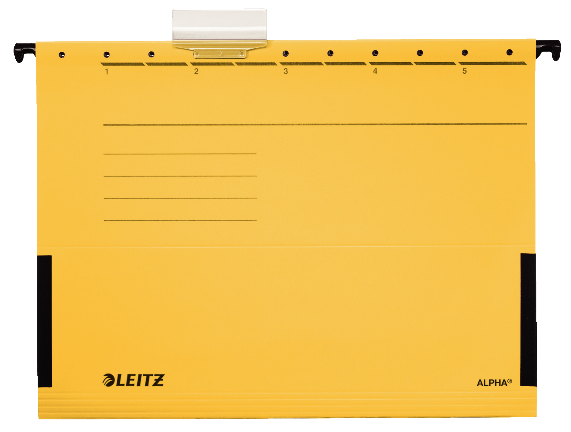 Esselte Leitz Alpha - A4 - Cardboard - Yellow - 225 g/m² - DIN 821 - FSC - 348 mm