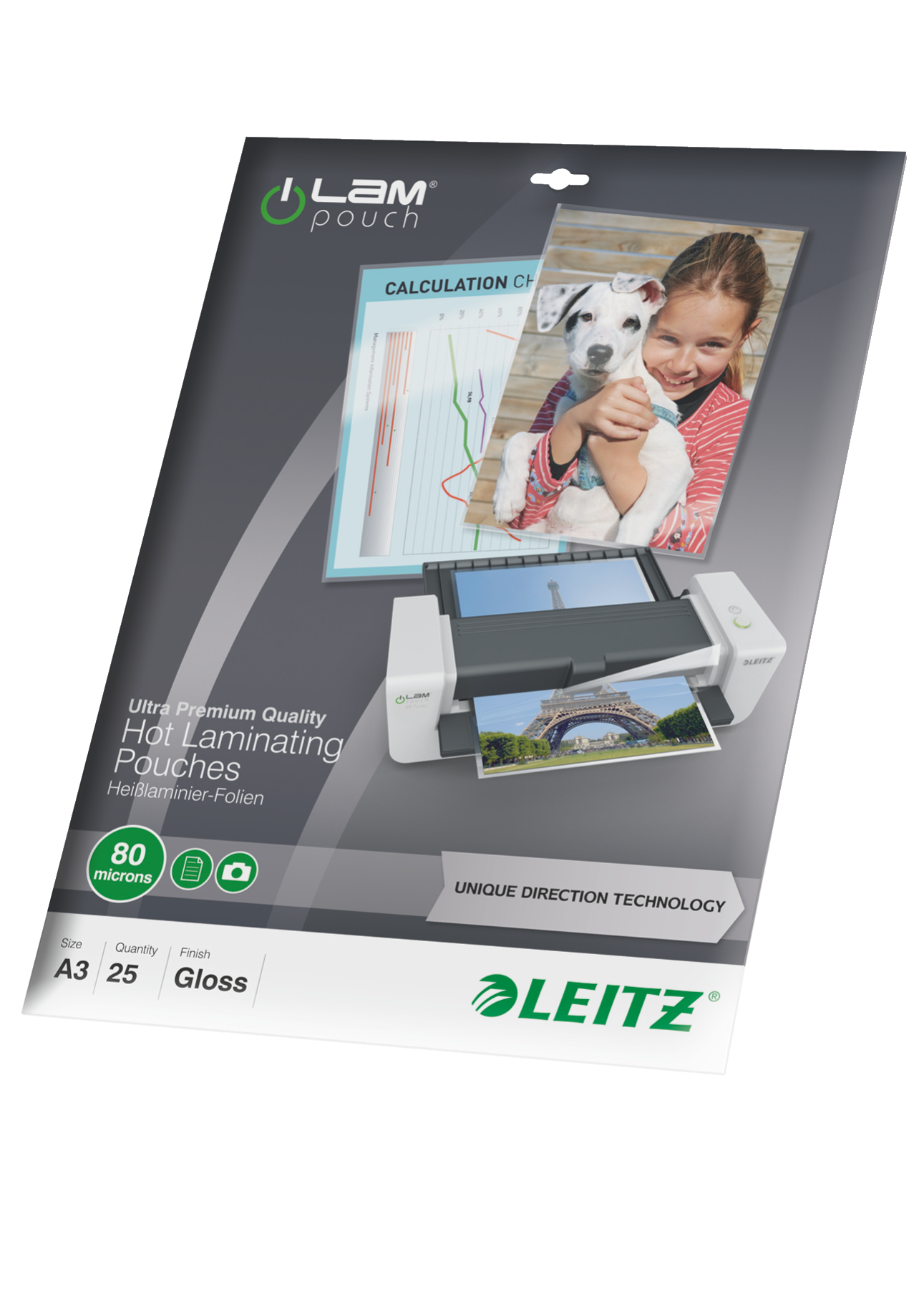Esselte Leitz iLAM - Transparent - A3 - 344 mm - 6 mm - 468 mm - 670 g