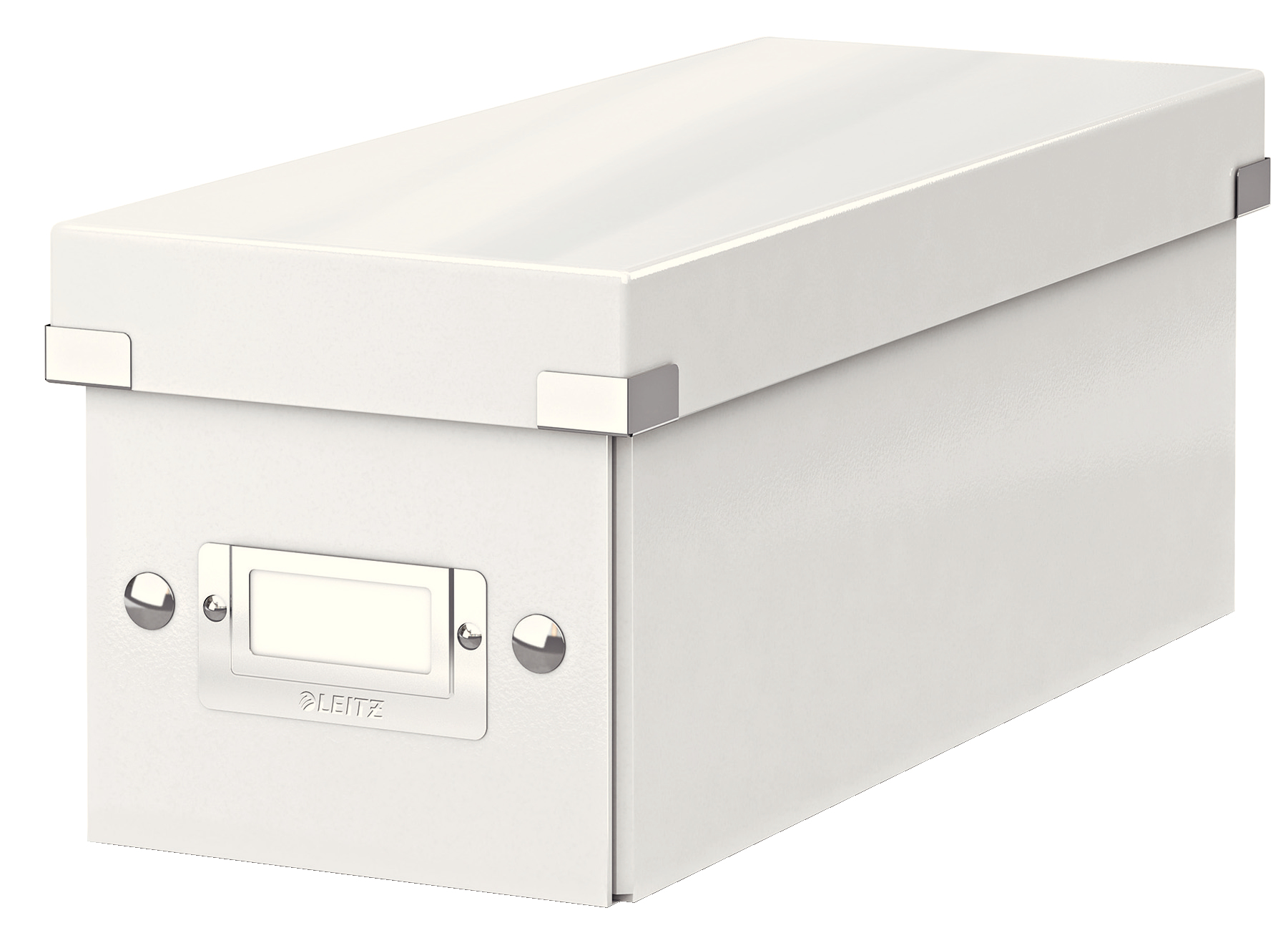 Esselte Leitz Click & Store CD Storage Box - 160 discs - White - Hardboard - Glossy - 143 mm - 352 mm