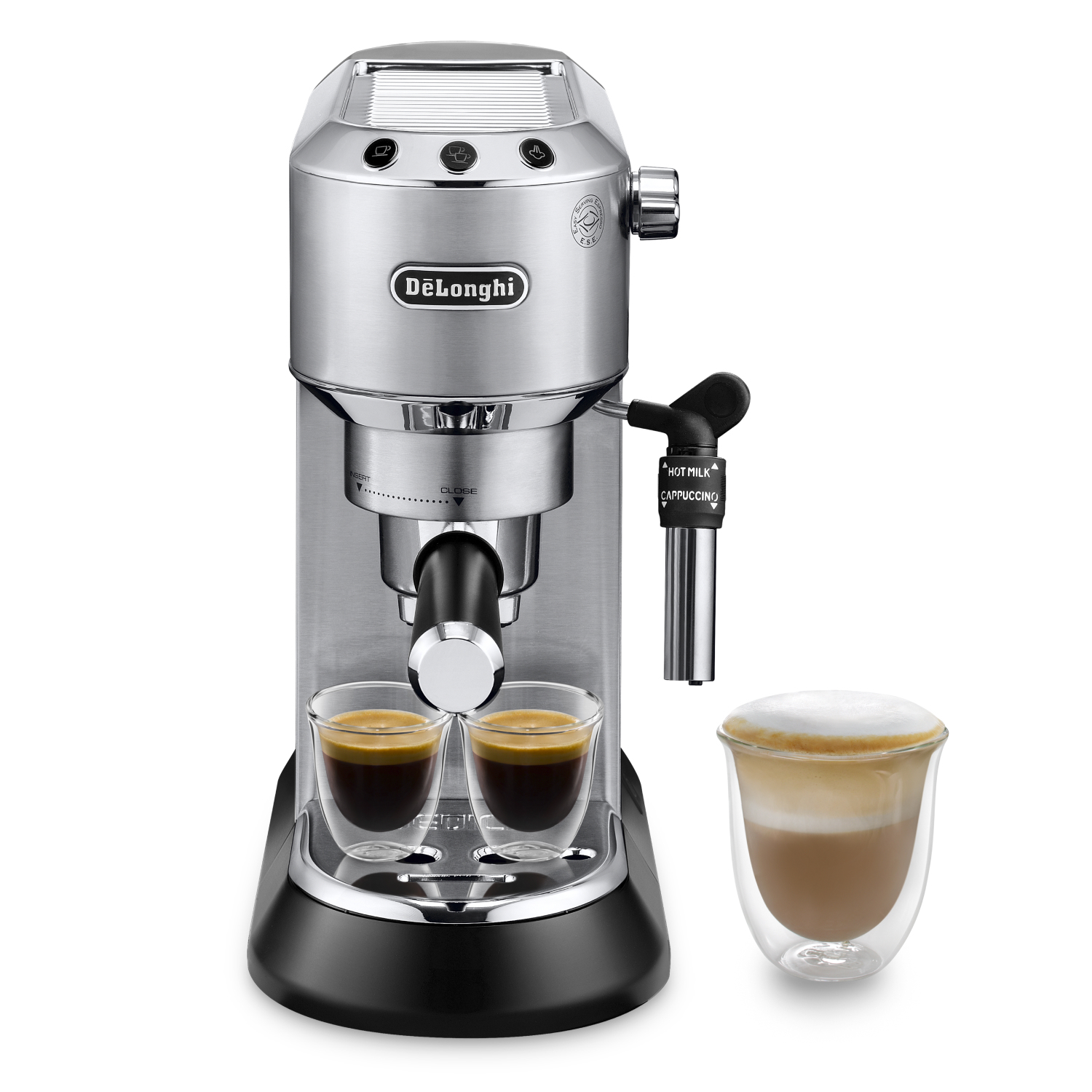 De Longhi Dedica Style EC 685.M - Espresso machine - 1 L - Ground coffee - 1300 W - Stainless steel - 132106138