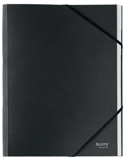 Esselte Leitz 39140095 - Signature folder - Cardboard - Black - Matt - Elastic band - European Union