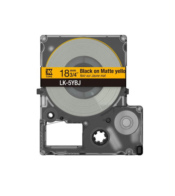 Epson C53S672074 - Noir sur jaune - Epson - LabelWorks LW-C410 - 1,8 cm