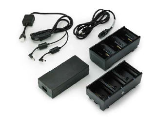 Zebra SAC-MPP-6BCHEU1-01 Dual 3-spors batterilader - SAC-MPP-6BCHEU1-01