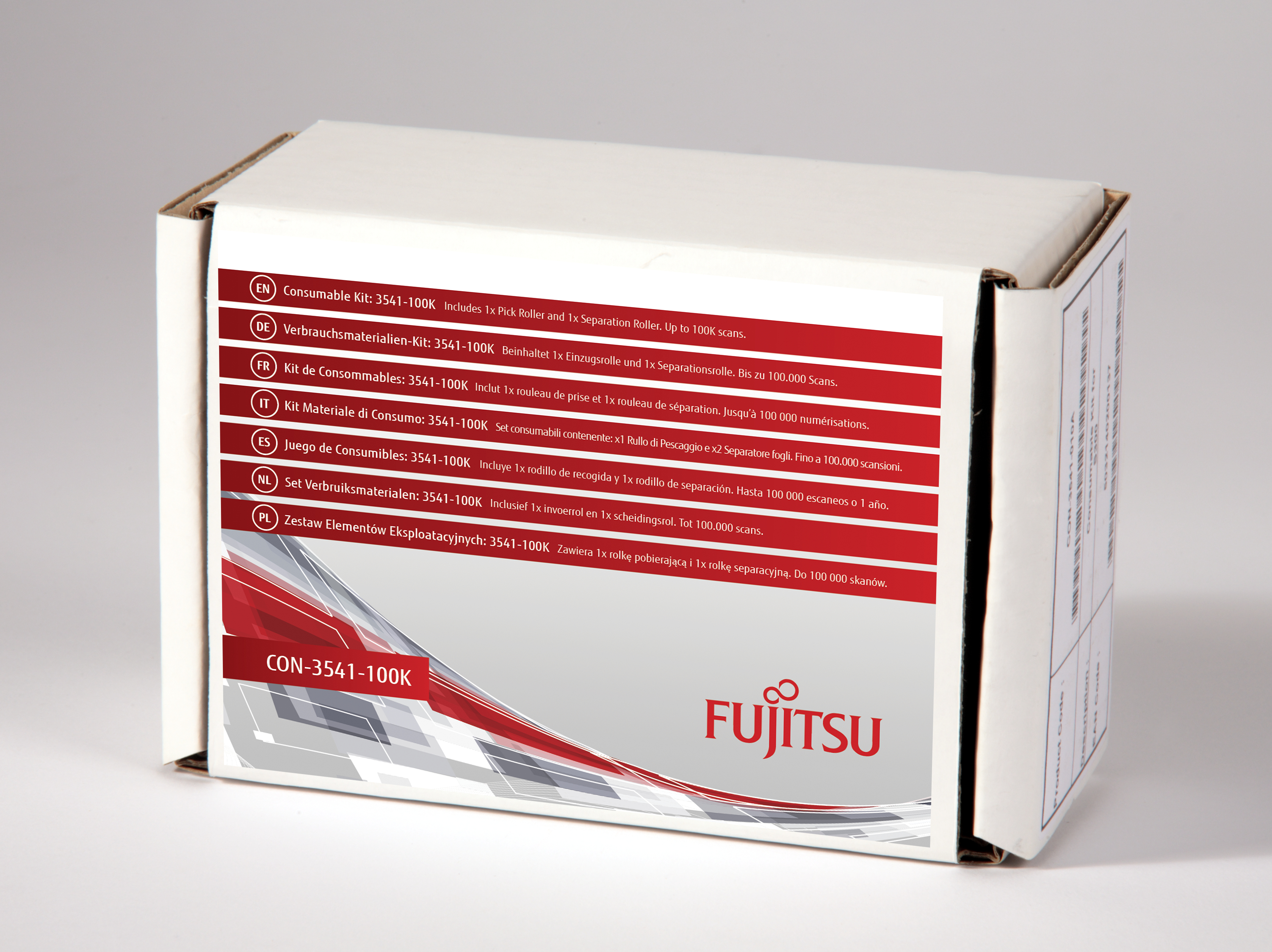 Fujitsu Consumable Kit - Scanner - Verbrauchsmaterialienkit - för ScanSnap S1300, S1300i, S300 - CON-3541-100K