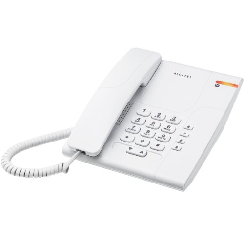 Alcatel Temporis 180 vit kompakt telefonanslutningskabel RJ11