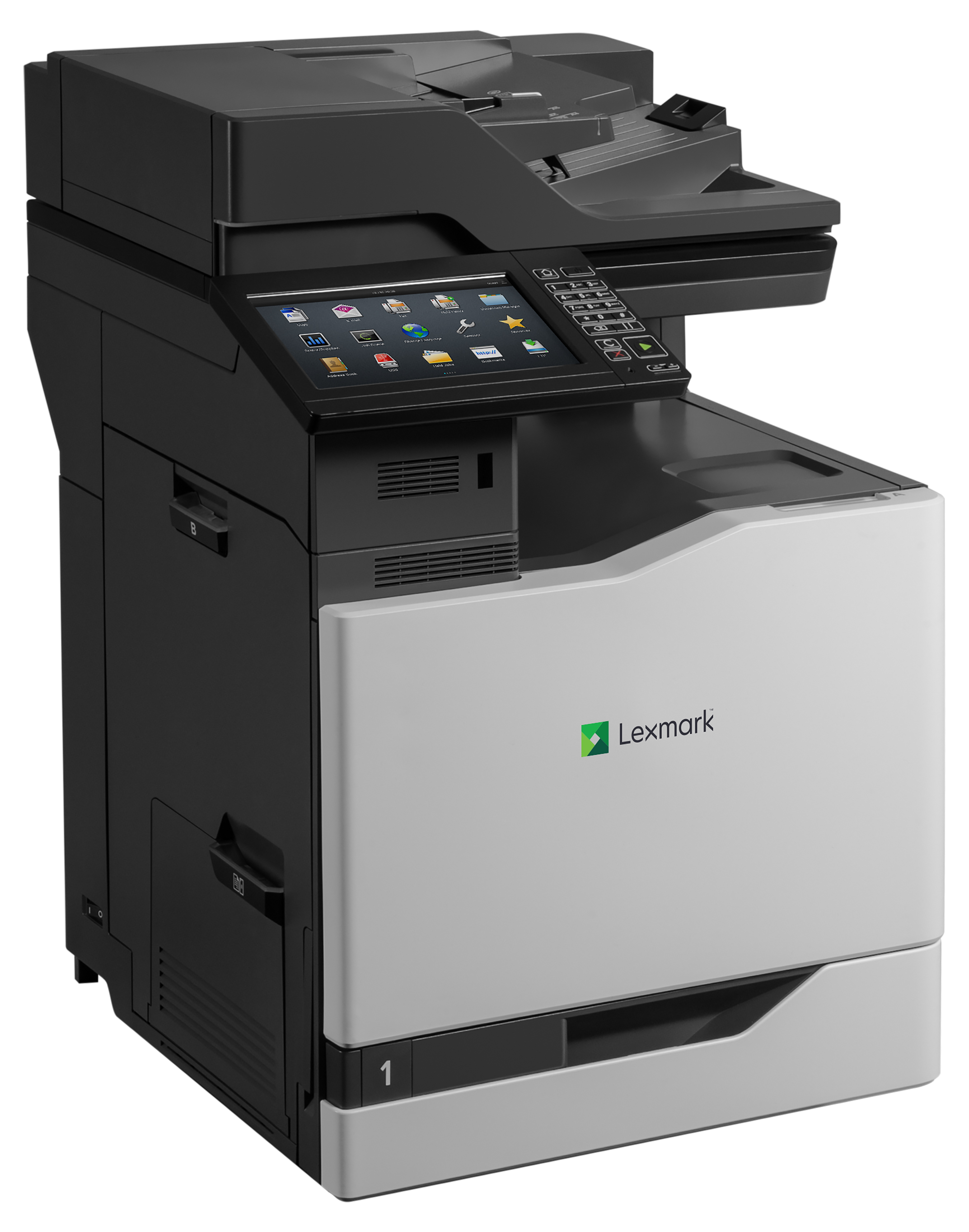 Lexmark CX825de - Laser - Colour printing - 1200 x 1200 DPI - A4 - Direct printing - Black - Grey
