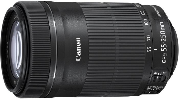 Canon EF-S 55-250 mm f/4-5,6 IS STM - Téléobjectif - 15/12 - 55 - 250 mm - Stabilisateur d'image - Canon EF-S