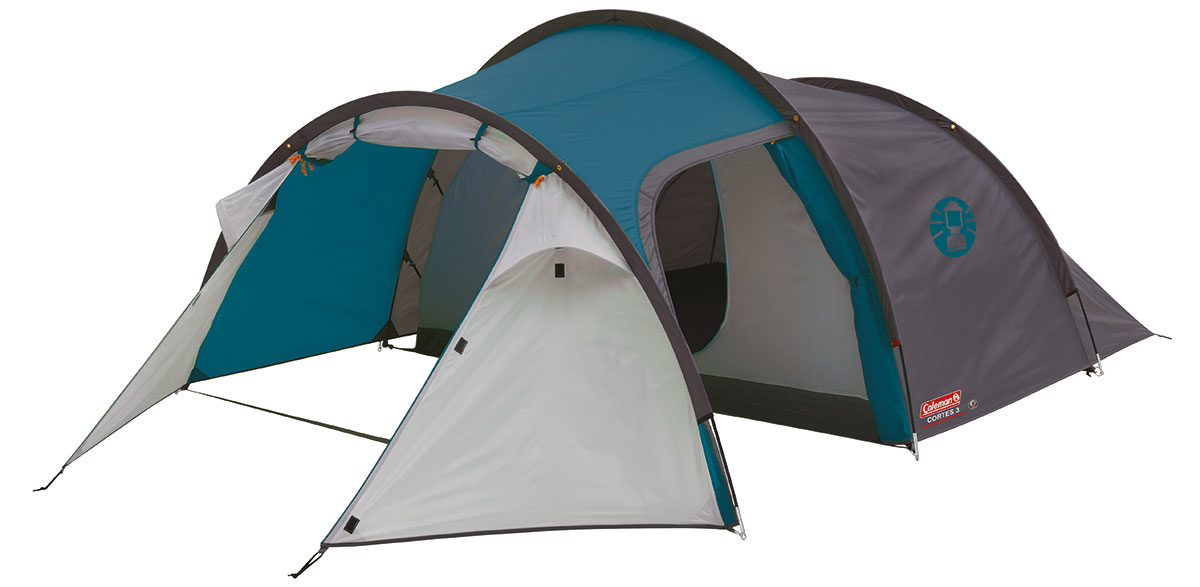 Coleman Cortes 3 - Camping - Tente tunnel - 3 personne(s) - 6 m² - 4,4 kg - Multicolore