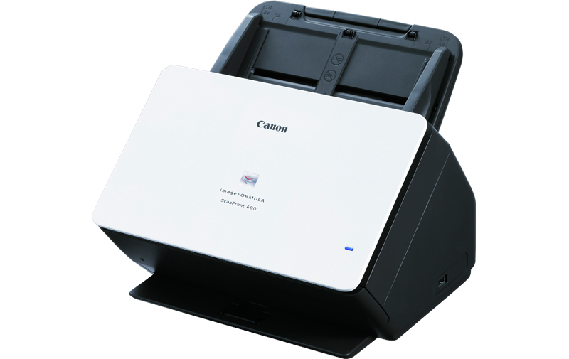 Canon imageFORMULA ScanFront 400 - 216 x 356 mm - 600 x 600 DPI - 45 ppm - Scanner ADF - Noir - Blanc