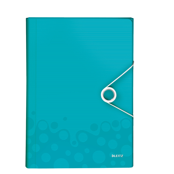 Esselte Leitz WOW - Conventional file folder - A4 - Polypropylene (PP) - Turquoise - 200 sheets - 254 mm