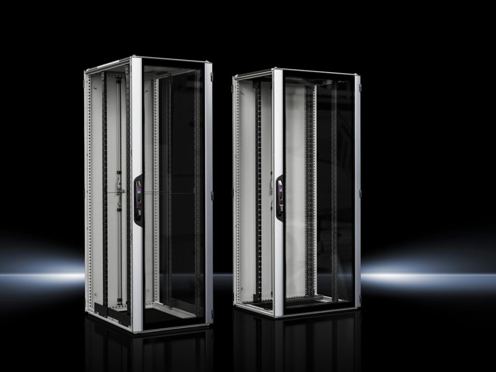 Rittal VX IT Nätverk-/Serverskåp standard RAL7035 BHT600x1200x600mm 24HE - 5326121