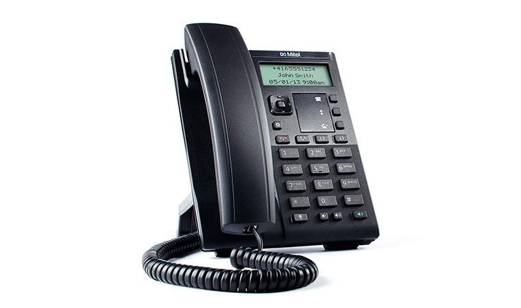 Téléphone IP Mitel 6863 2 lignes noir