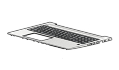 Boîtier HP L45090-DH1 avec clavier rétroéclairé Nordic ProBook 450 G6