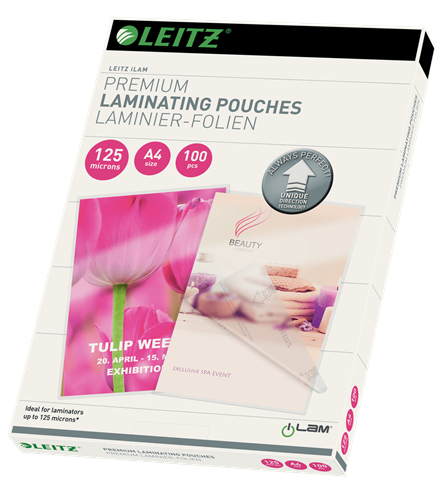 Esselte Leitz 74810000 - Transparent - Glossy - A4 - 0.125 mm - 222 mm - 29 mm