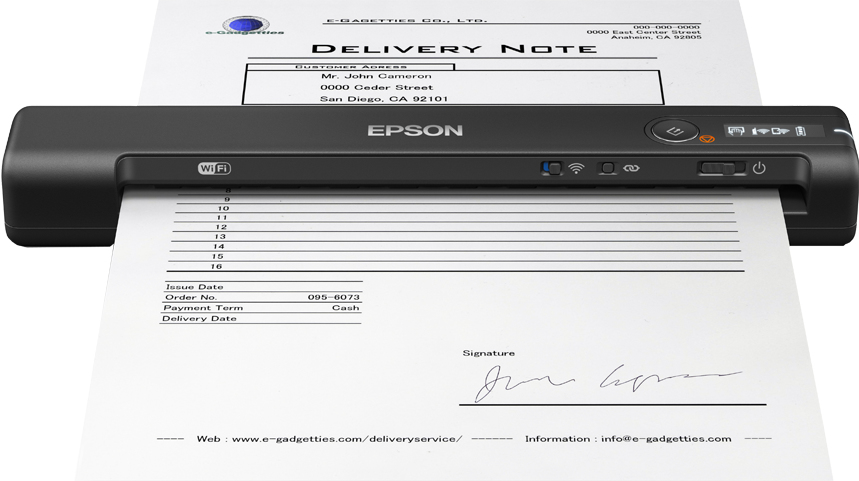 Epson WorkForce ES-60W - 600 x 600 DPI - 48 bits - 24 bits - 16 bits - 8 bits - 4 s/page