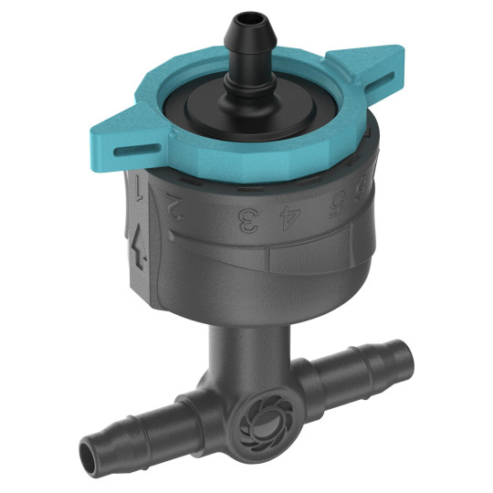 Gardena 13314-20 - Raccord en ligne - 8 l/h - Noir - Plastique - 5 pièce(s)