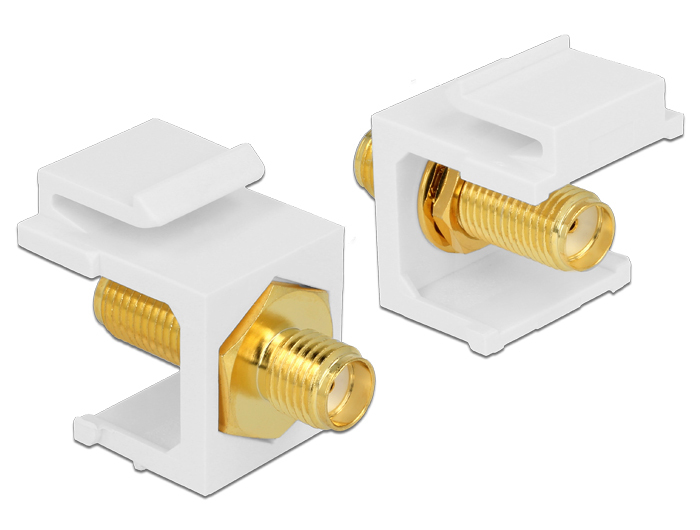 Delock 86365 - SMA - SMA - Blanc